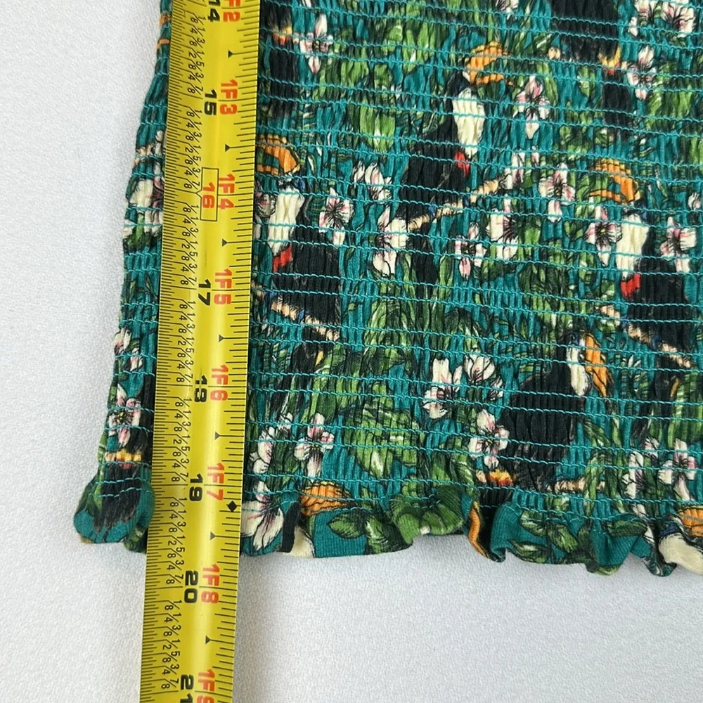 Dolan Anthropologie Smocked Toucan Top - Picture 7 of 8